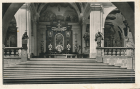 Příbram - Svatá Hora - Hlavní oltář (pohled)