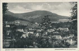 Jánské Lázně v Krkonoších - Johannisbad im Riesengebirge (pohled)
