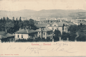 Chomutov - Komotau - Oberdorf (pohled)
