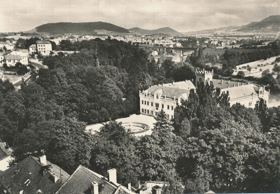 Klášterec nad Ohří - Pohled z věže radnice (pohled)