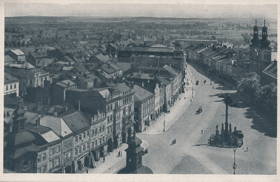 Hradec Králové - Velké náměstí - Königgratz - Grosser - Platz (pohled)
