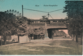 Wien - Prater - Hauptallee (pohled)
