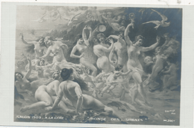 Salon 1909 - A La Lyre - Ronde Des Sirenes (pohled)