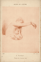 A. Watteau - Torse de femme nue (pohled)