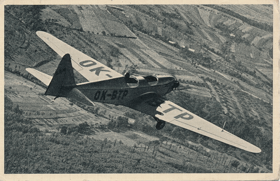 Letadlo Zlín XII (pohled)