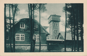 Čerchov - Kurzova věž a útulna K. Čsl. T. (pohled)