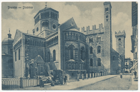 Itálie - Trento - Duomo (pohled)