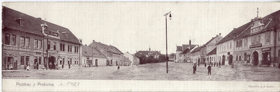 Pozdrav z Protivína, panorama (pohled)