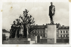 Plzeň - Památník Osvobození (pohled)