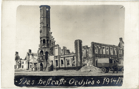 První světová válka Das belfratt Orchies (pohled)
