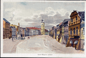 Litomyšl - Horní Riegrovo náměstí (pohled)
