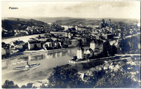 Německo - Passau (pohled)