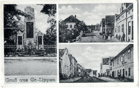 Lipno - Gruss aus Gr. - Lippen, okénkový (pohled)
