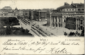 Wien - Franzes-Ring (pohled)