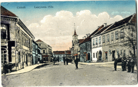 Unhošť - Laurynova třída (pohled)