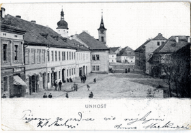 Unhošť - náměstí (pohled)
