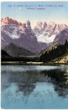 Itálie - Lago di Landro (pohled)