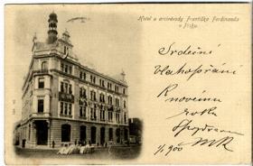 Hotel u arcivévody Františka Ferdinanda v Písku (pohled)