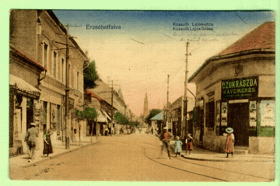 Ersébetfalova - cukrárna (pohled)