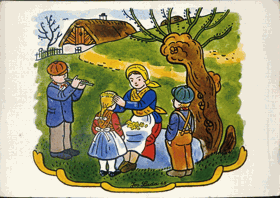 Lada Josef - velikonoční motiv 2 (pohled)