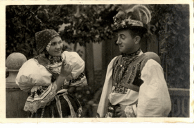 Moravské národní kroje - Ratíškovice (pohled)