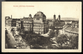 Plzeň - Smetanova promenáda (pohled)