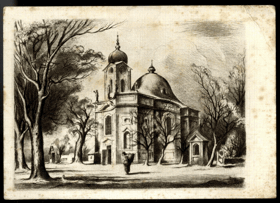 Dobrá Voda - kostel (pohled)
