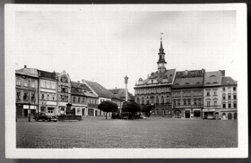 Česká Lípa - náměstí Dra. Edvarda Beneše (pohled)