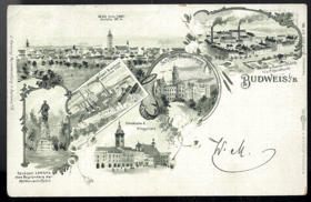 České Budějovice, koláž (pohled)