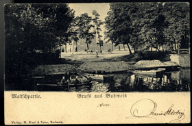 České Budějovice - Partie u Malše (pohled)