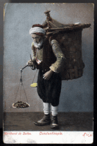 Turecko - Konstantinopol - Prodavač datlí (pohled)