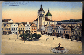 Německý Brod - Havlíčkův Brod, náměstí (pohled)