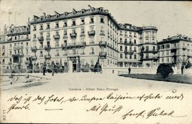 Genéve - Hotel (pohled)