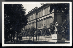 Příbram - St. vyšší gymnasium (pohled)