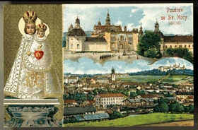 Pozdrav ze Sv. Hory - koláž (pohled)