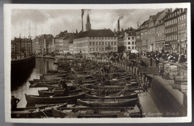 Dánsko - Kodaň, Kobenhavn, Gammel Strand (pohled)