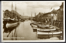 Dánsko - Kodaň, Kobenhavn - Frederiksholms Kanal (pohled)