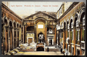 Split - Palác (pohled)