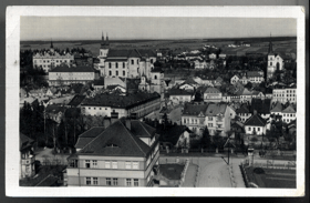 Litomyšl, pohled na střed města (pohled)