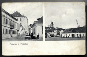 Počátky, pozdrav (pohled)