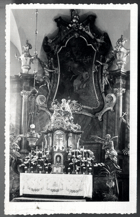 Blovice, oltář (pohled)
