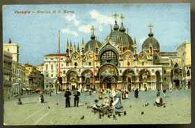 Itálie - Venezia - Bosilica di S. Marco (pohled)