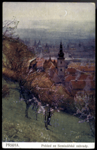 Praha - Malostranské Mostecké věže (pohled)