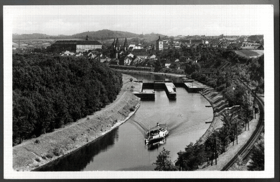 Roudnice nad Labem, loď (pohled)