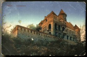 Most - Brüx - Landeswarte (pohled)
