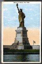STATUS OF LIBERTY, NEW YORK (SOCHA SVOBODY) (pohled)
