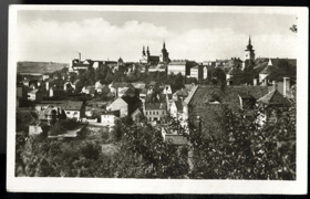 Žatec - pohled na centrum (pohled)
