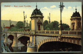 Praha - Most císaře Františka (pohled)