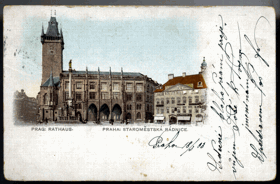 Praha - Staroměstská radnice (pohled)