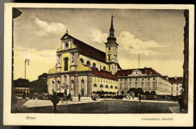 Brno - Lažanského náměstí (pohled)